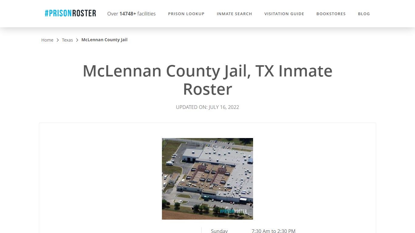 McLennan County Jail, TX Inmate Roster - Prisonroster